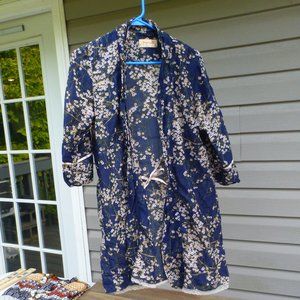 Papinelle cotton silk cherry blossom cover up S